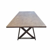 76″ Industrial Trestle Base Work Table Desk