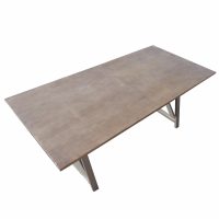 76″ Industrial Trestle Base Work Table Desk