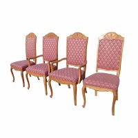Set of 4 Upholstered Dining Chairs