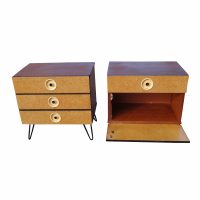 Pair of Vintage German Nightstands