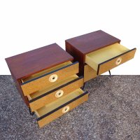 Pair of Vintage German Nightstands