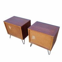 Pair of Vintage German Nightstands