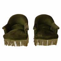 Vintage Pair of Junior Lounge Chairs