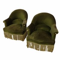 Vintage Pair of Junior Lounge Chairs