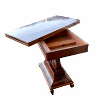 Classic Empire side table with harp lyre decorative elements