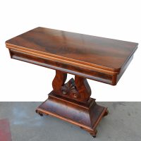 Antique American Empire game table perfect for classic settings