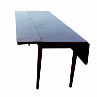 Mid-century rectangular drop leaf table for dining room