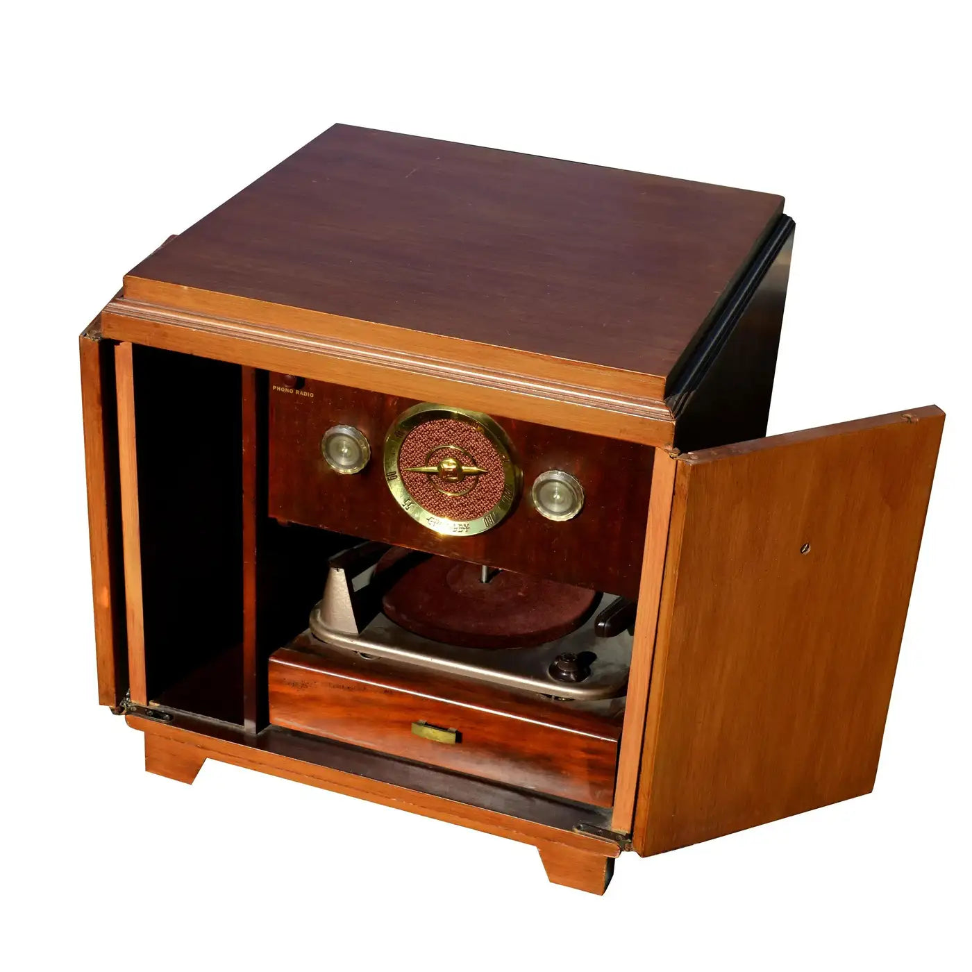 Crosley record player with built-in radio