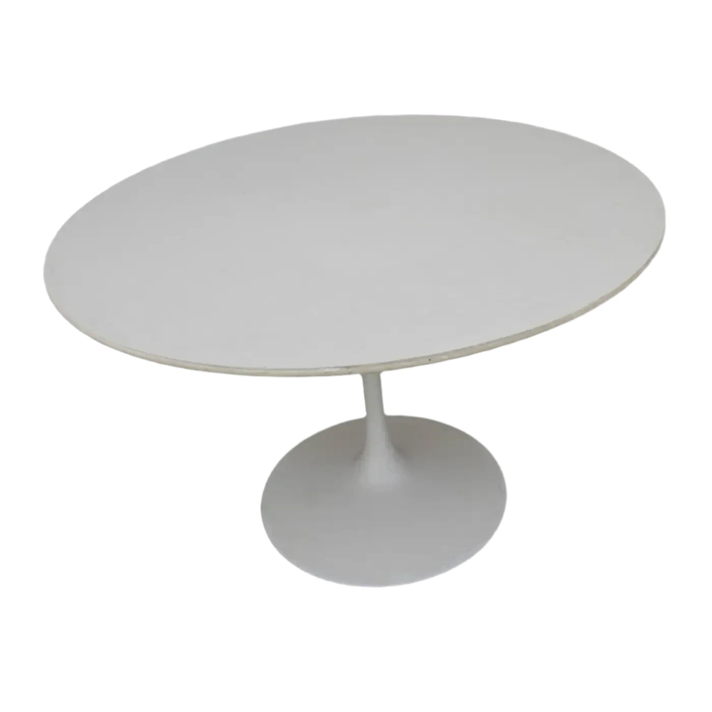 Mid-century modern tulip table with round top