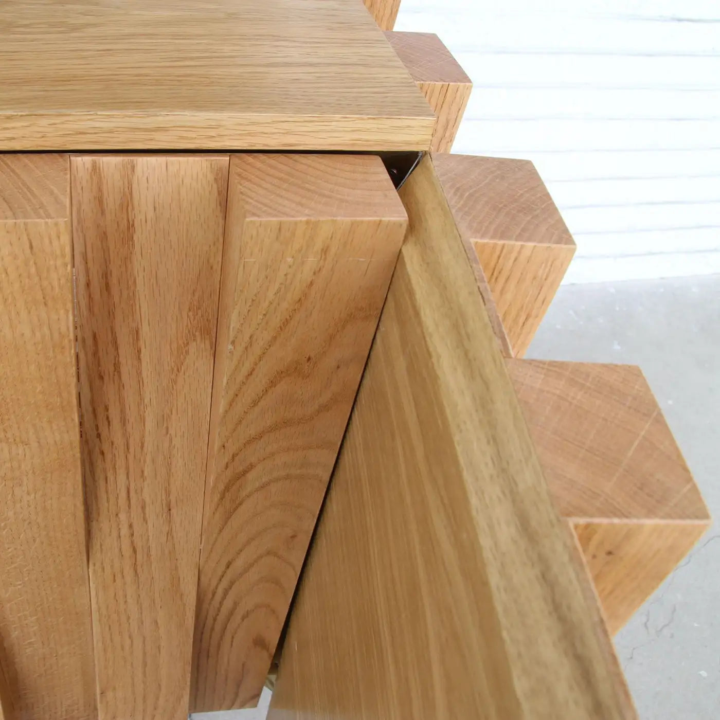 Italian oak sideboard for luxury interiors