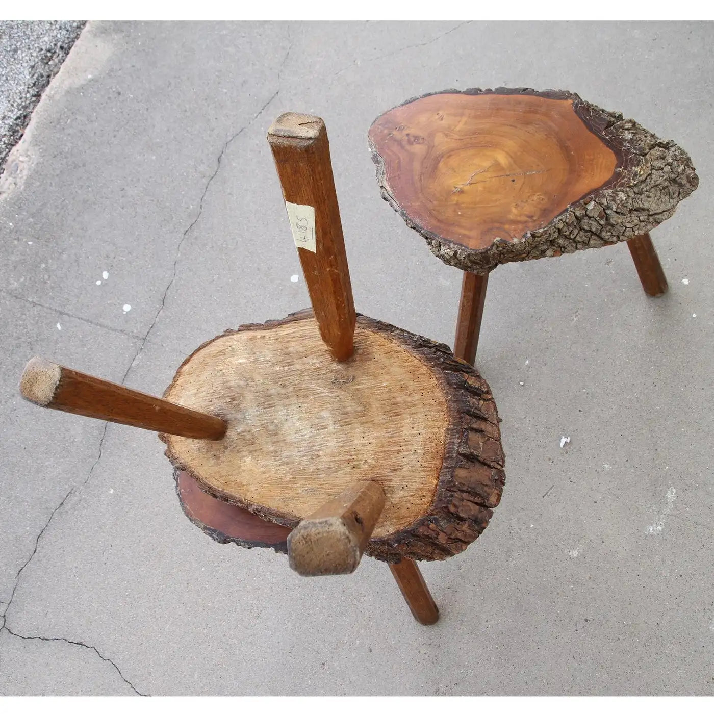 Set of Live Edge Side Tables