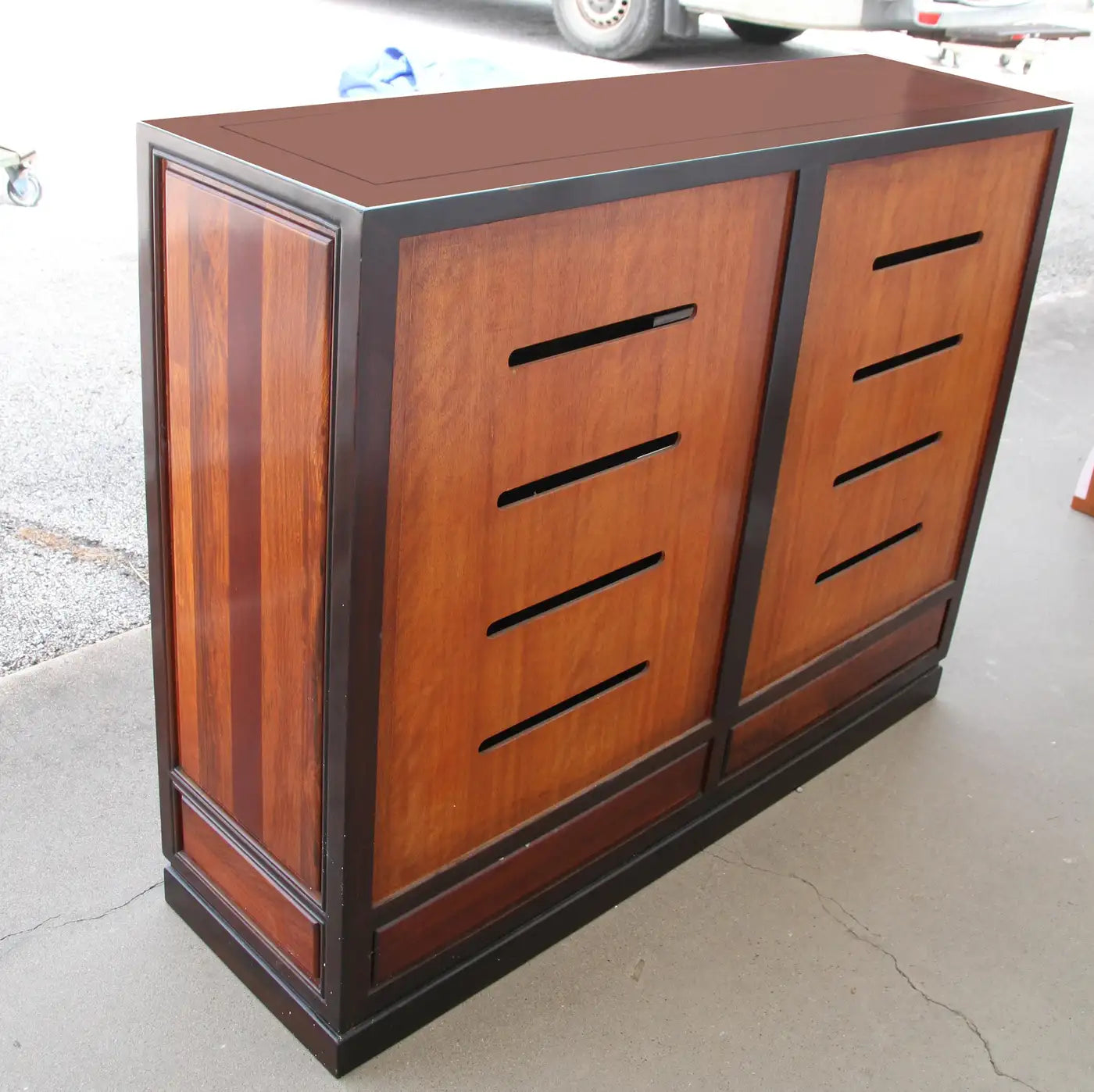 Contemporary Japanese Style Getabako Shoe Cabinet from Thailand