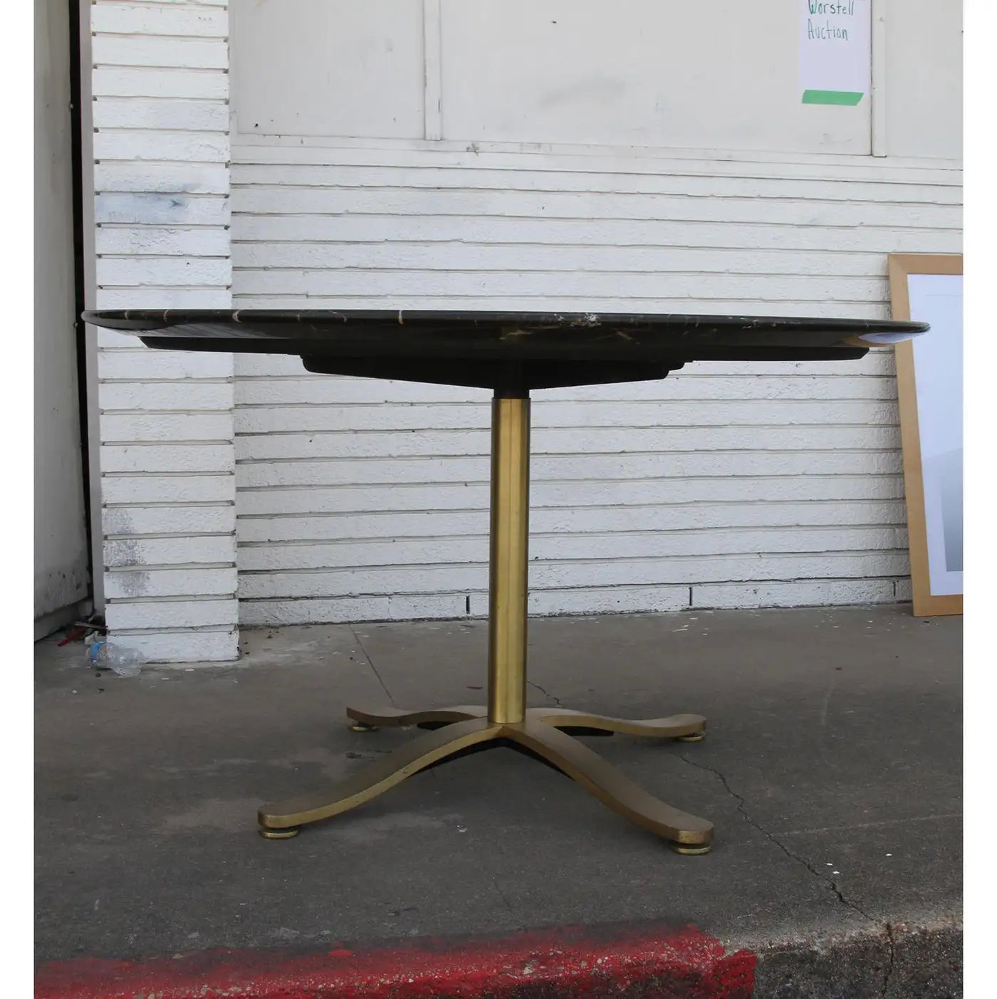 Luxury marble top dining table by Zographos
