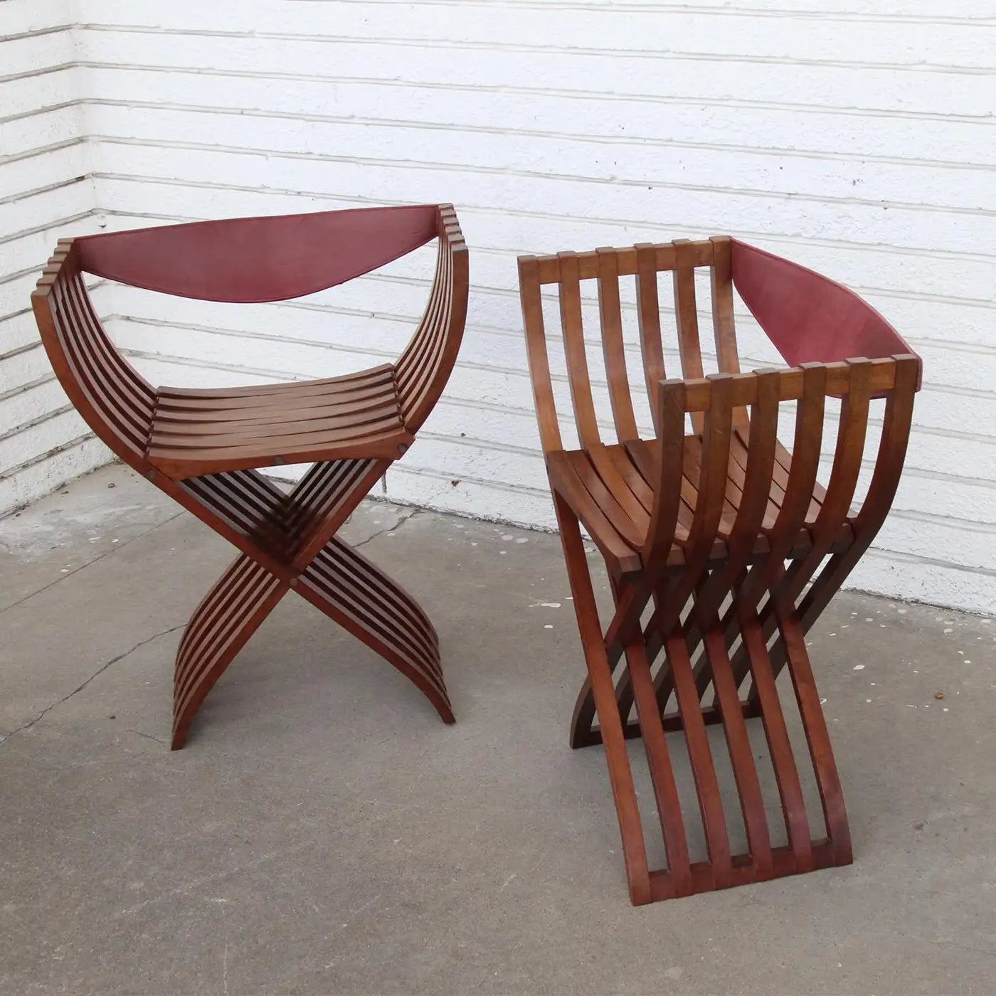 Artistic designer Curule lounge chair