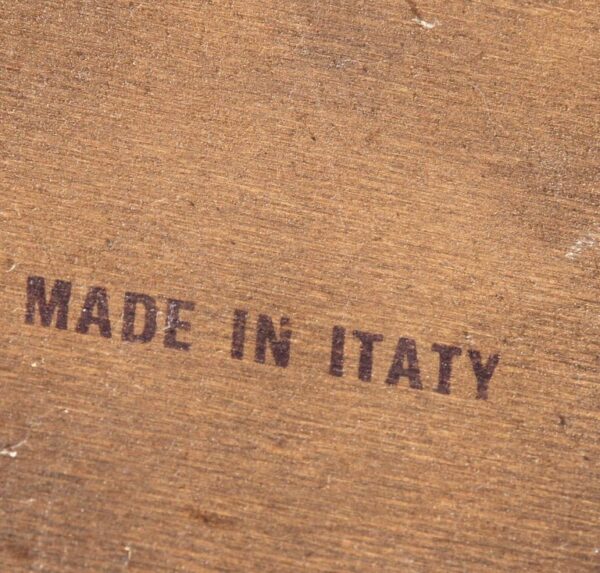 Unique Italian nightstand with book design