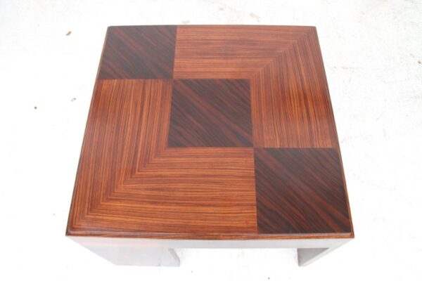 Mid-century modern Macassar ebony side table