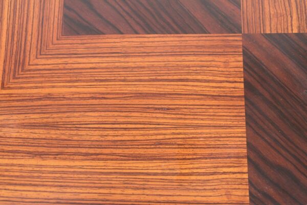 Retro Macassar ebony accent table