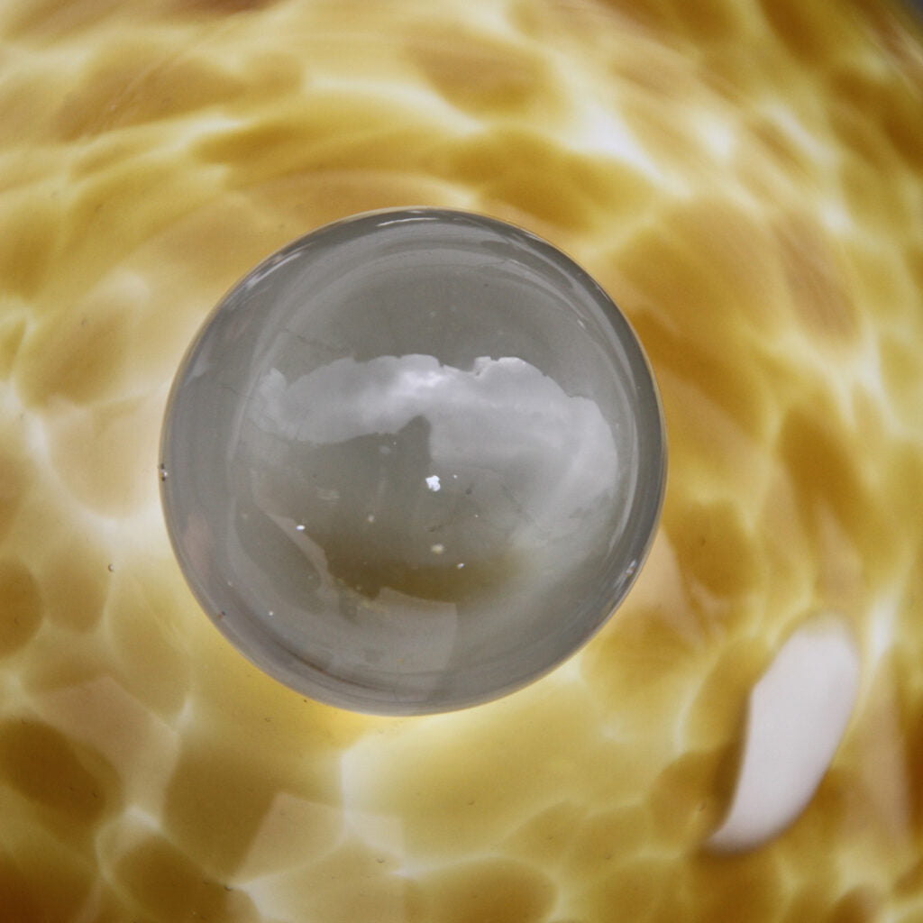 Decorative Murano gold glass hanging light fixture