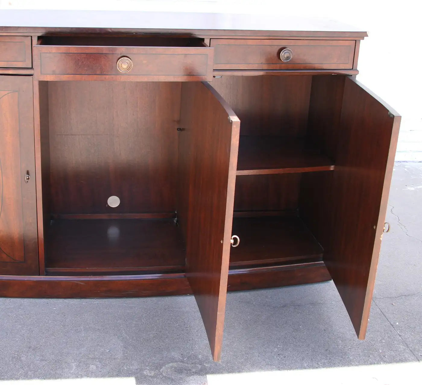 Contemporary 70" sideboard by Robb & Stucky