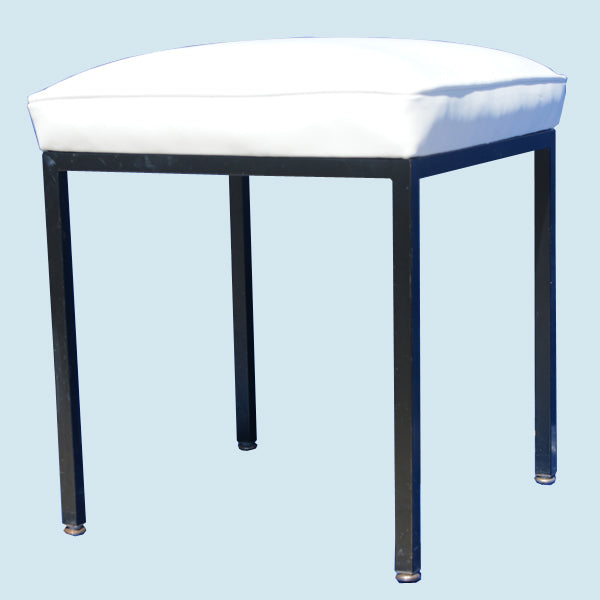 16.5″ Frederic Weinberg Leather Square Stool (MR8094)