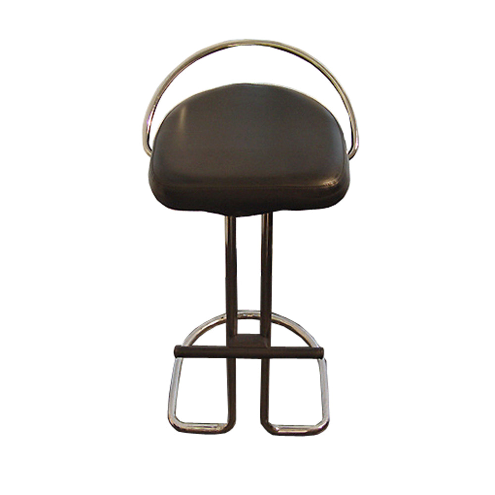 Mid Century Modern Chic Chrome Bar Stool