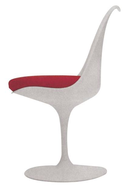 C3049 Saarinen style Tulip chair with mid-century modern design