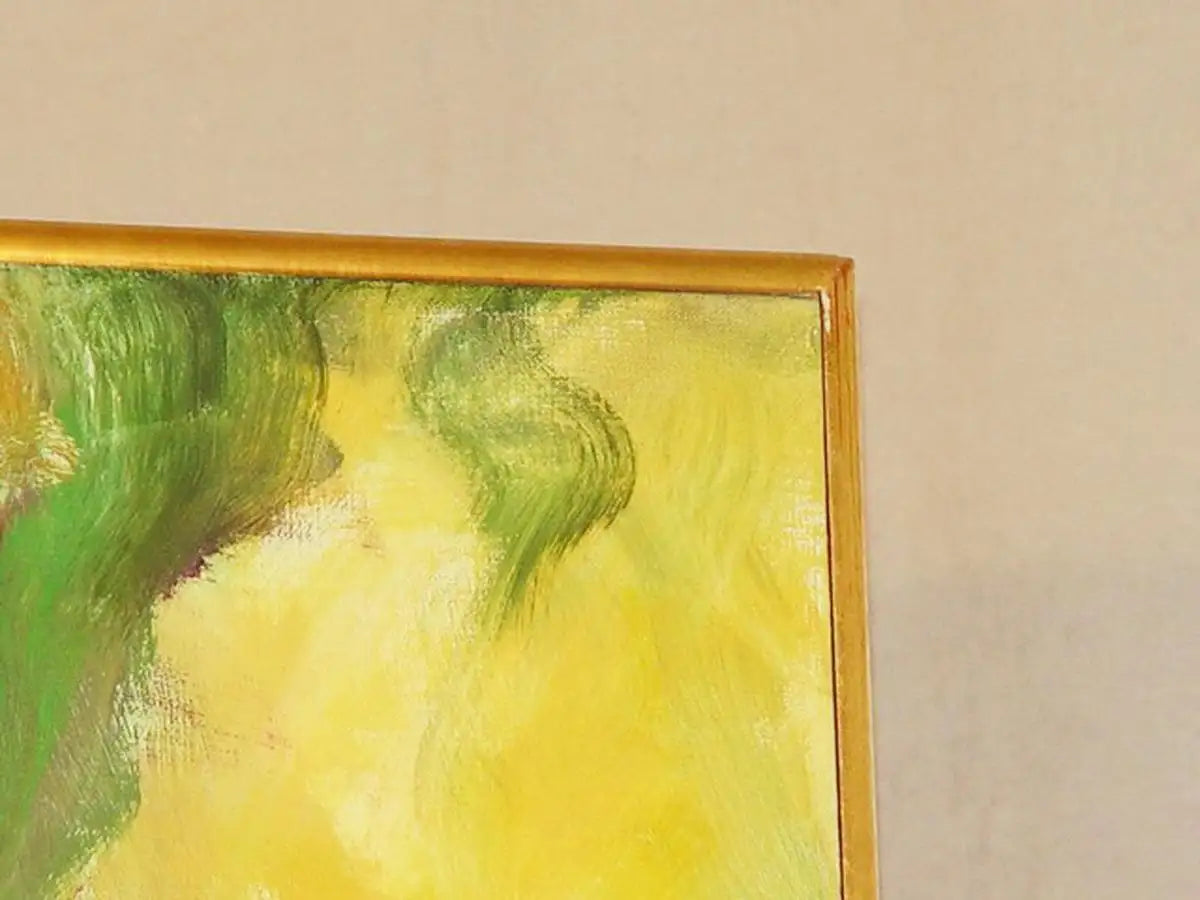 Abstract Folding Screen Oil Painting Waterfall Kanenson