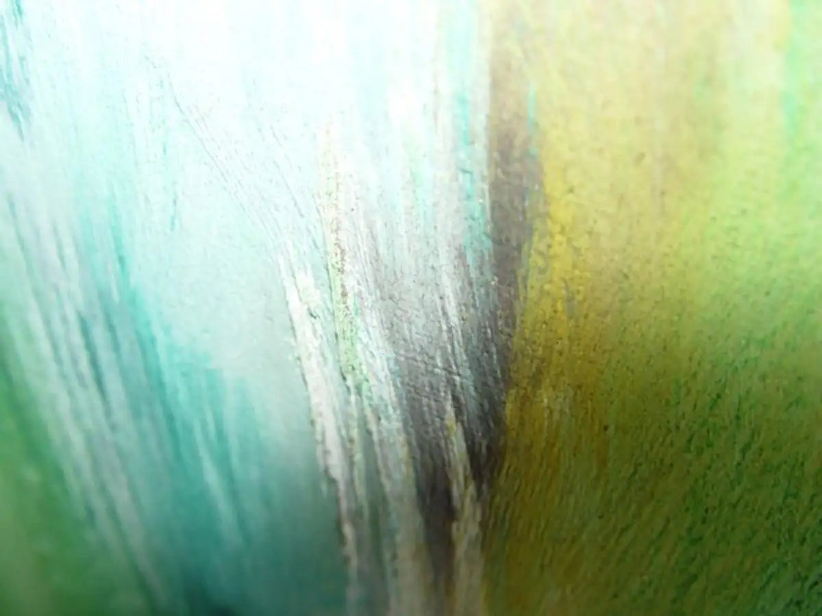 Abstract Folding Screen Oil Painting Waterfall Kanenson