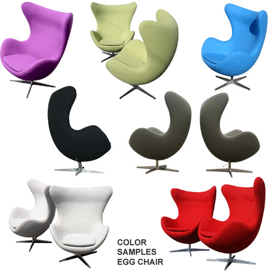 (1) Egg Chair Arne Jacobsen Style Chair