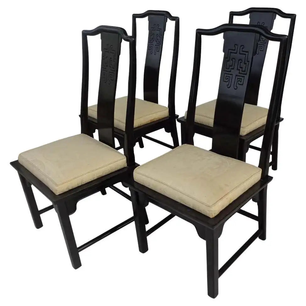 Classic set of 6 Chin Hua dining chairs for elegant dining