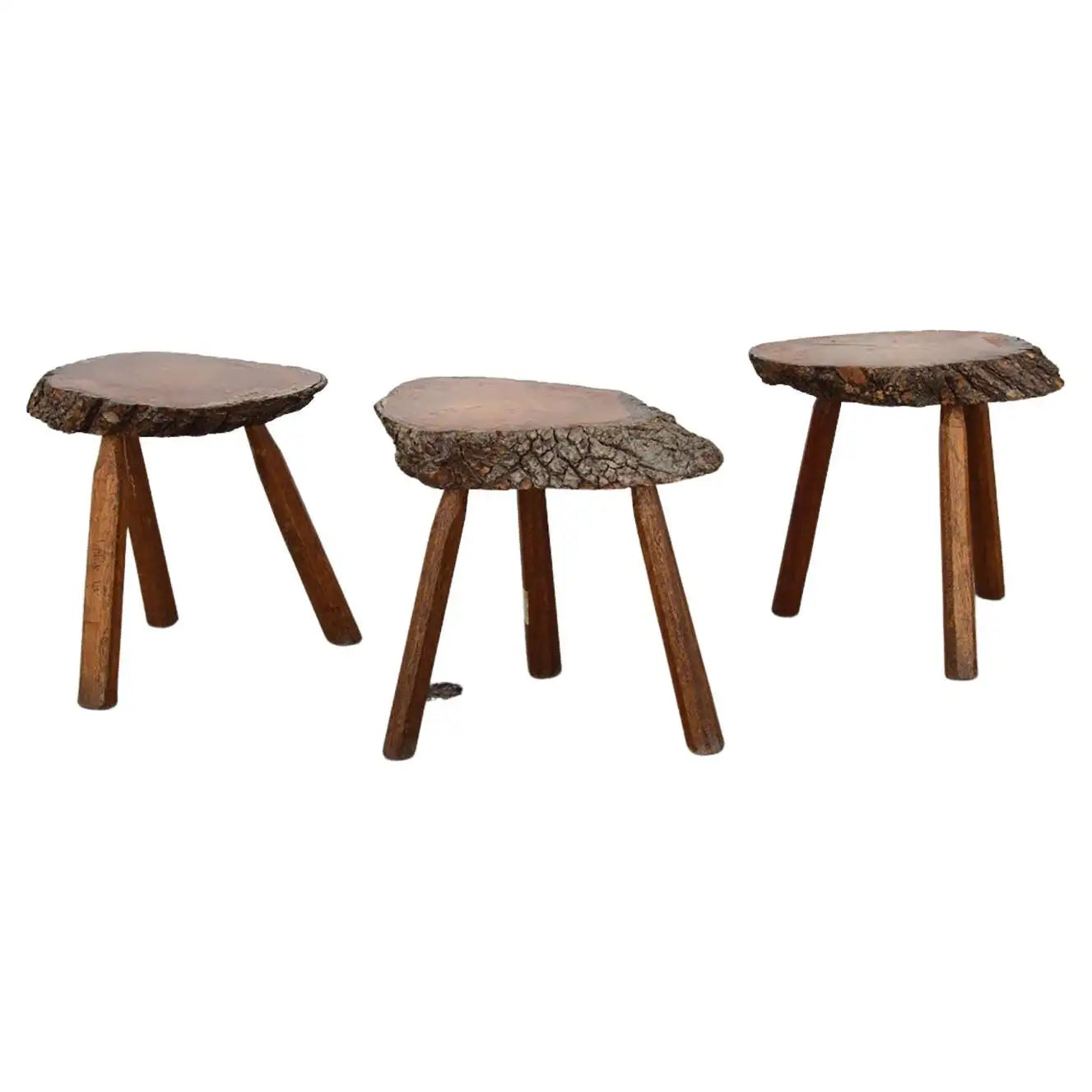 Set of Live Edge Side Tables