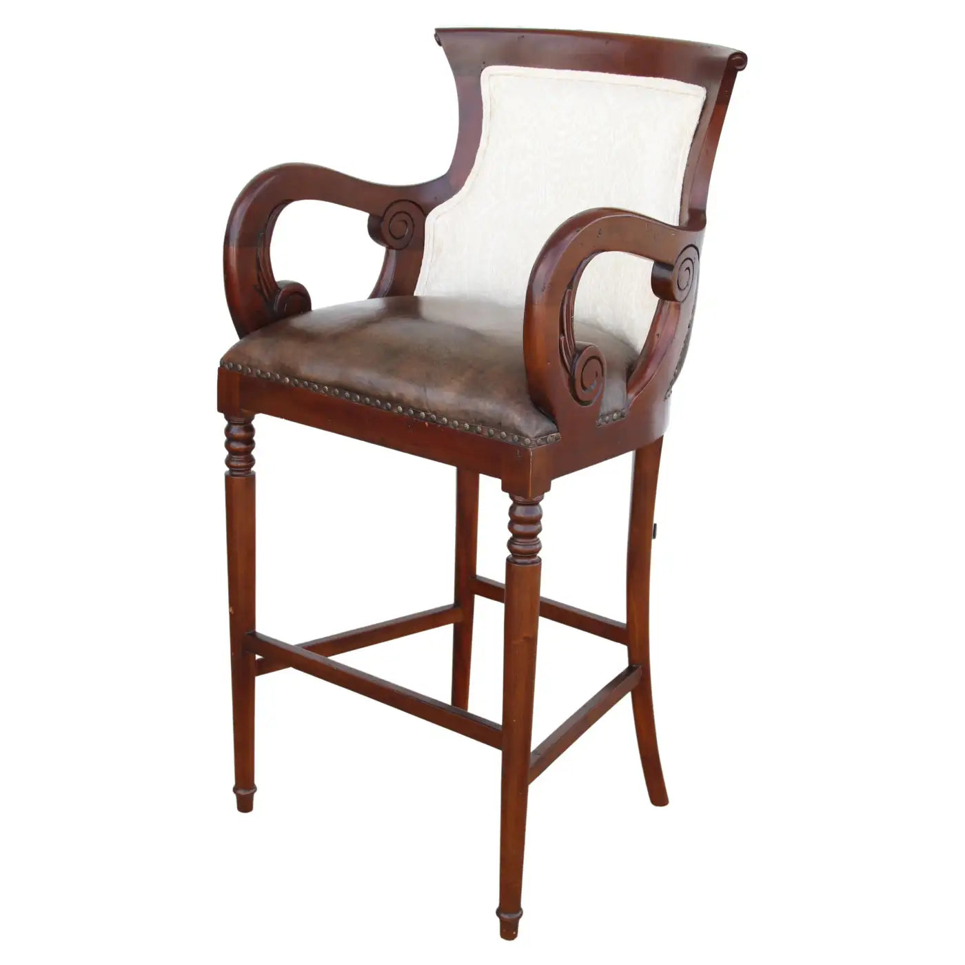 Designer-inspired Regency bar seating