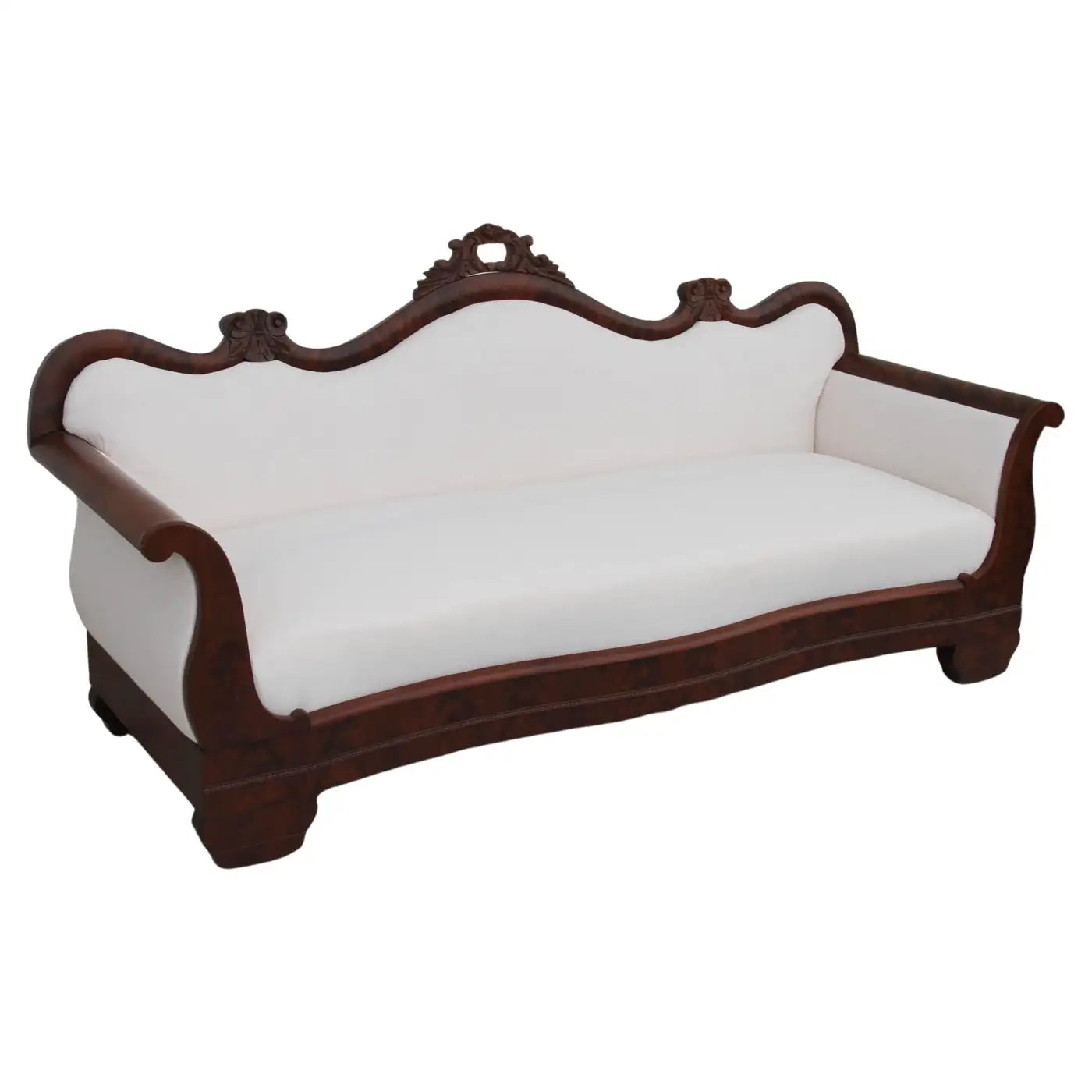 Antique couch with Regency style elegance