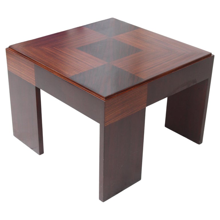 Widdicomb vintage Macassar ebony accent table