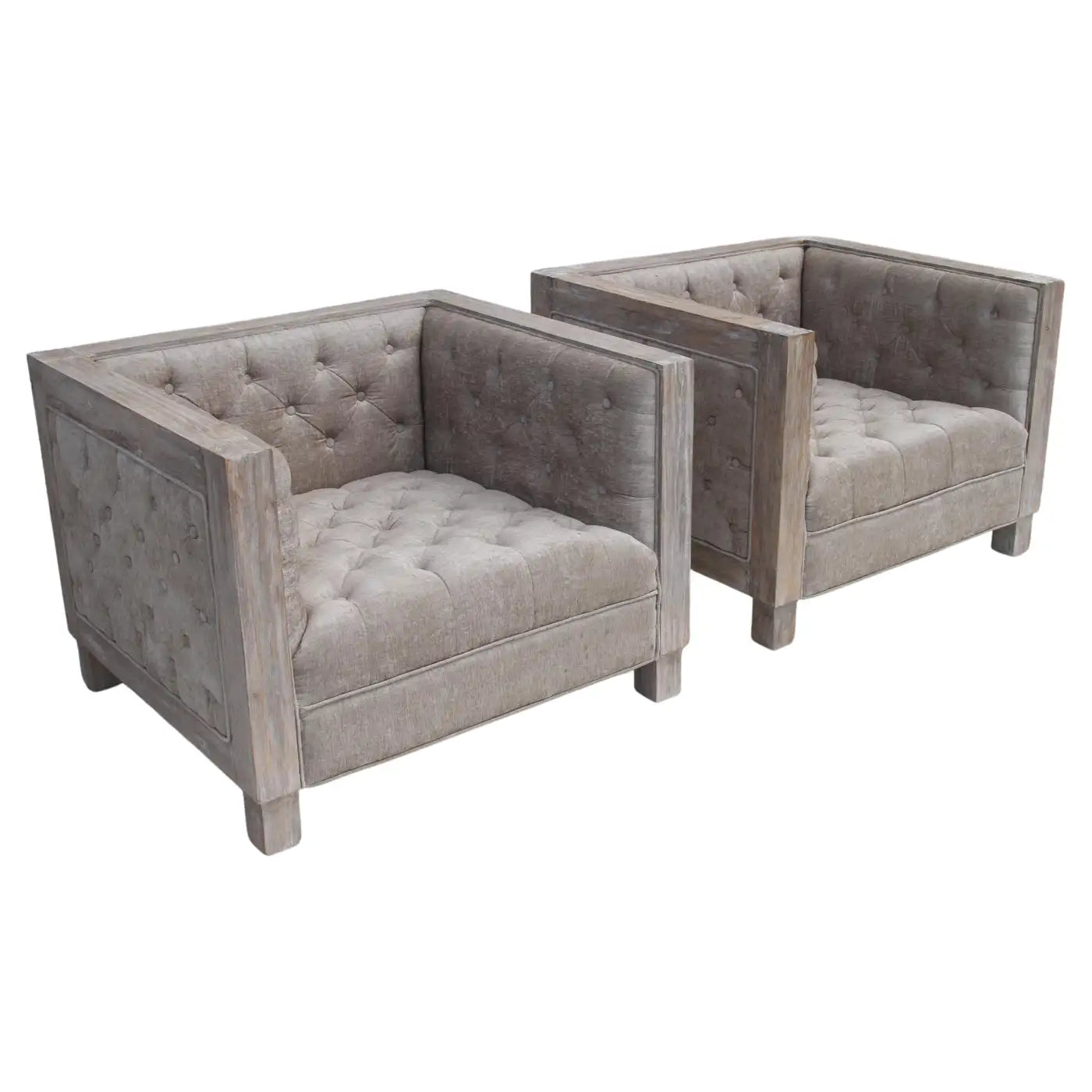 High-end designer chairs in heritage oak finish