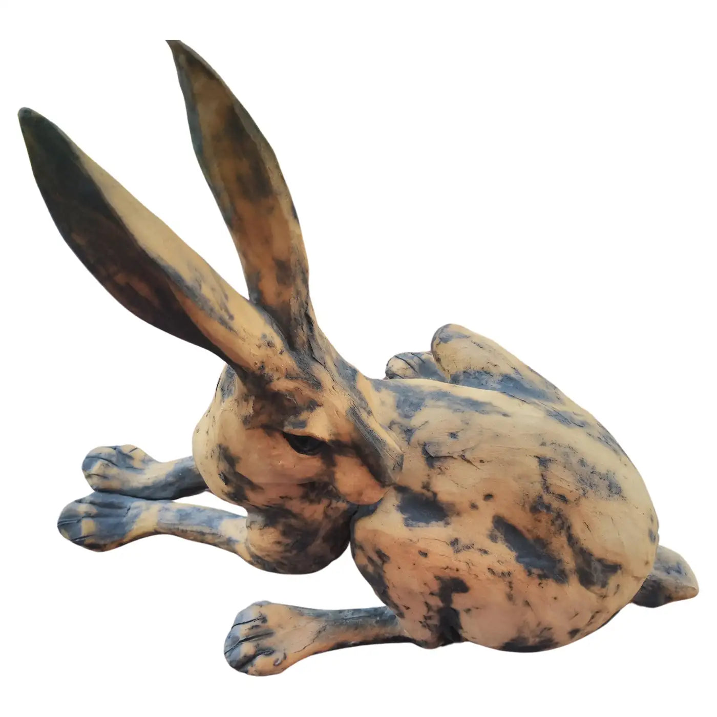 Paul Jenkins Jackrabbit ceramic sculpture