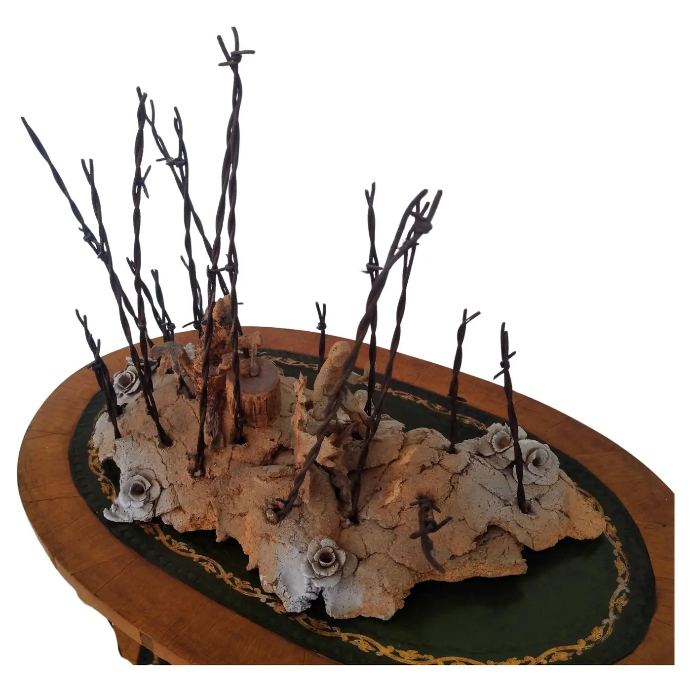 Bruny Graves "Shaman Magic" Raku Sculpture