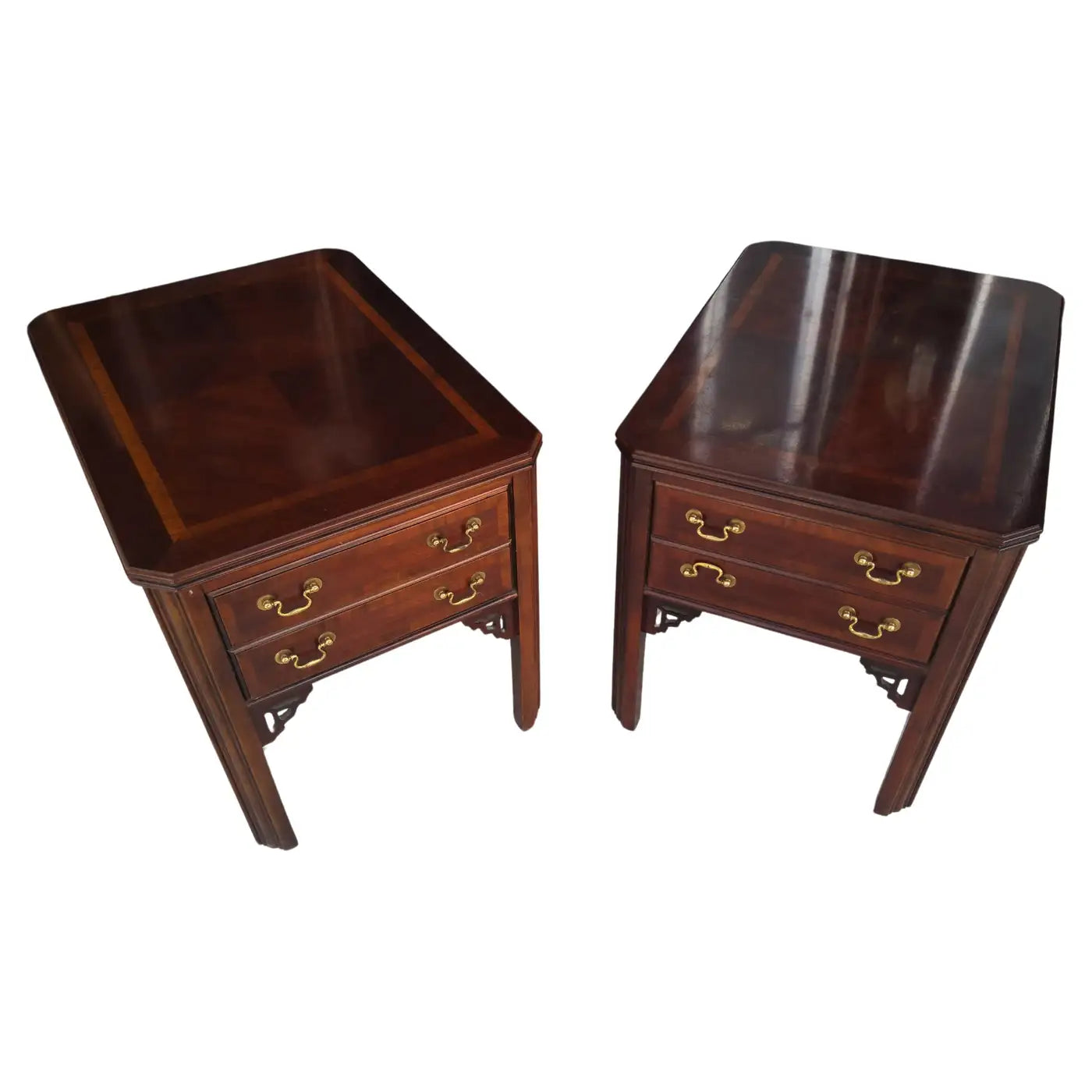 Lane Furniture Chippendale style end table