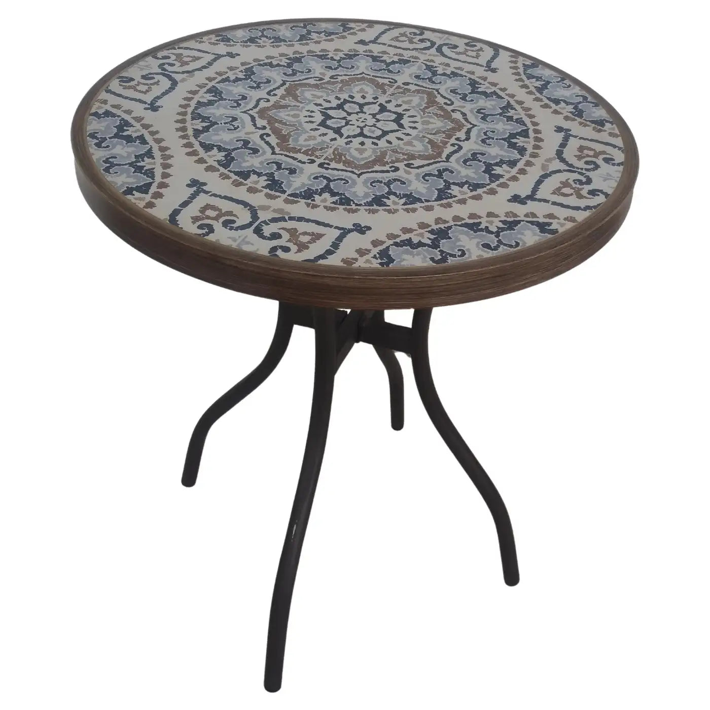 Stylewell round pedestal table for outdoor use