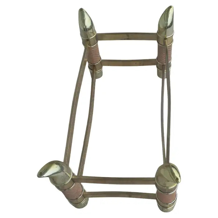 Exquisite Italian faux tusk coffee table in Tommaso Barbi style.