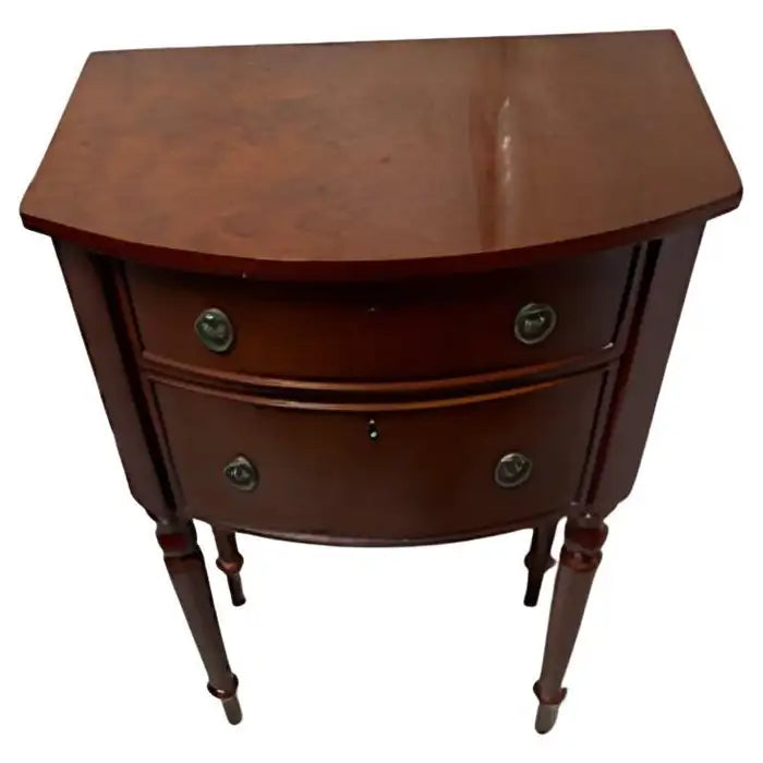 Farmhouse-style cherry side table with timeless appeal