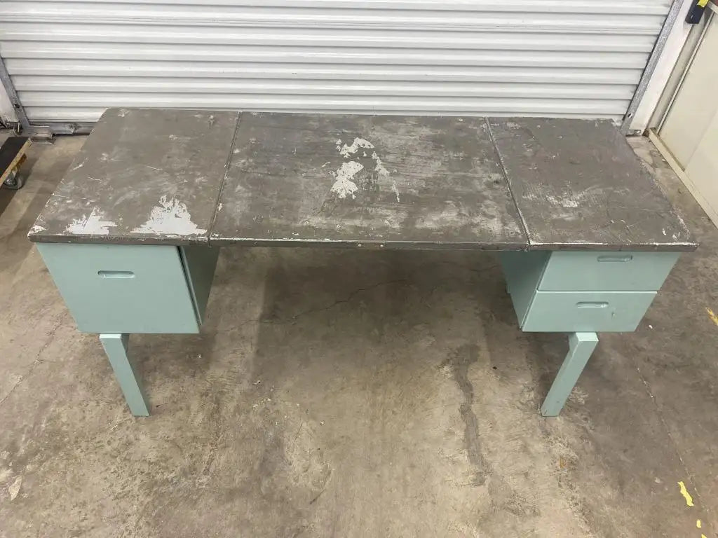 Vintage military desk from World War II