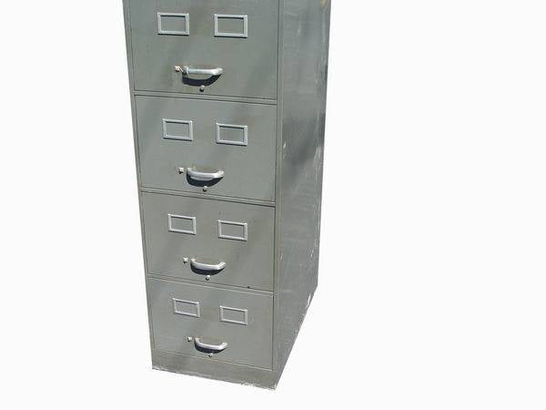 Vintage metal Knoll file cabinet – retro art metal storage from Metro Retro Furniture