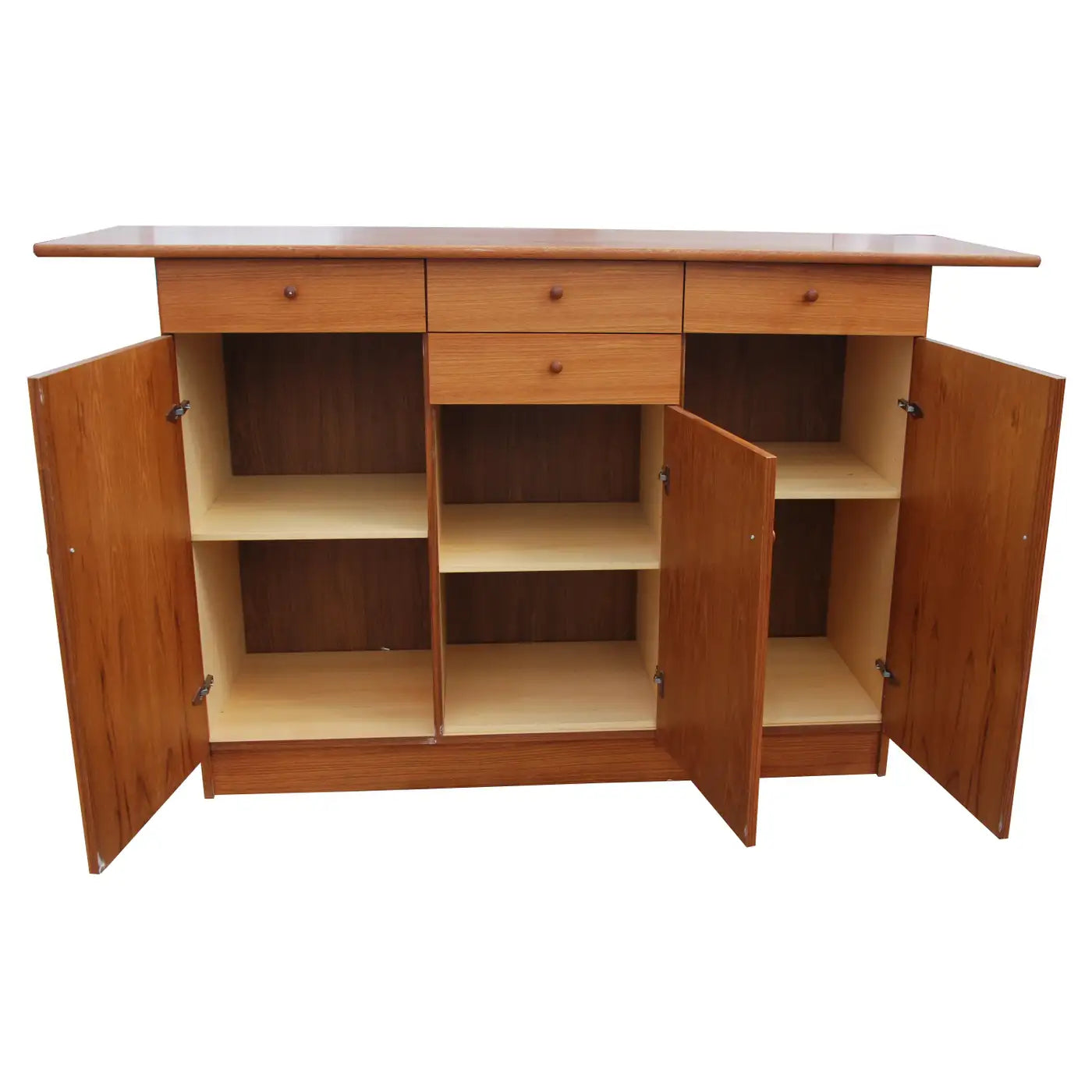 Mid century modern Scandinavian teak cabinet bar