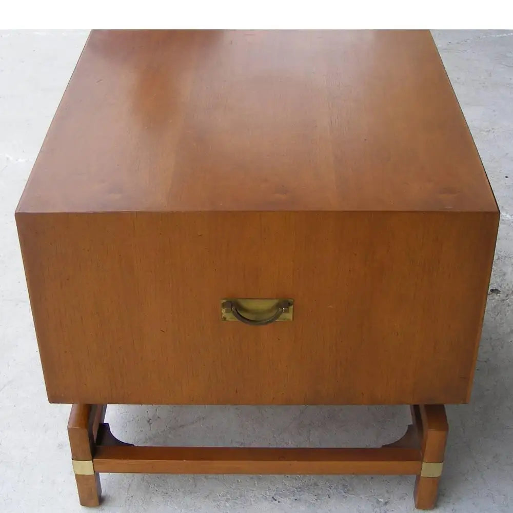 Mid century butternut nightstand for bedroom