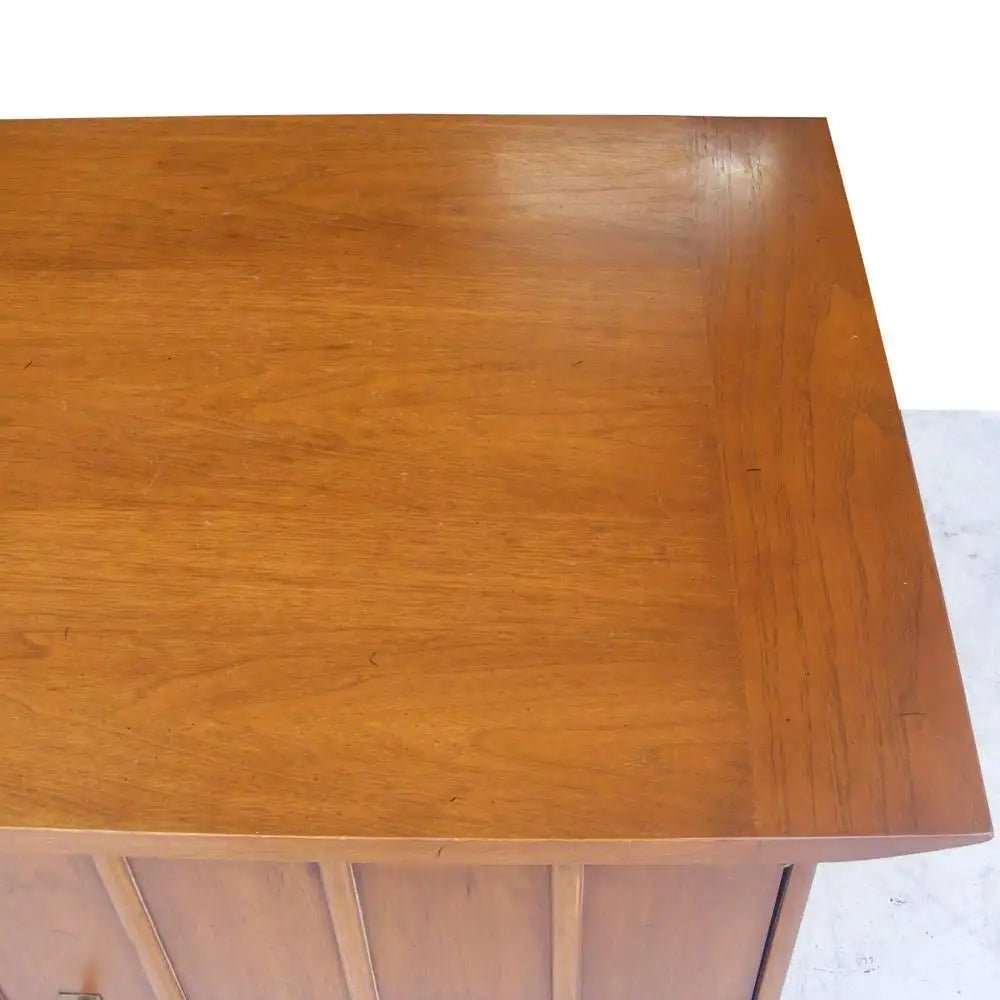 Classic vintage butternut side table