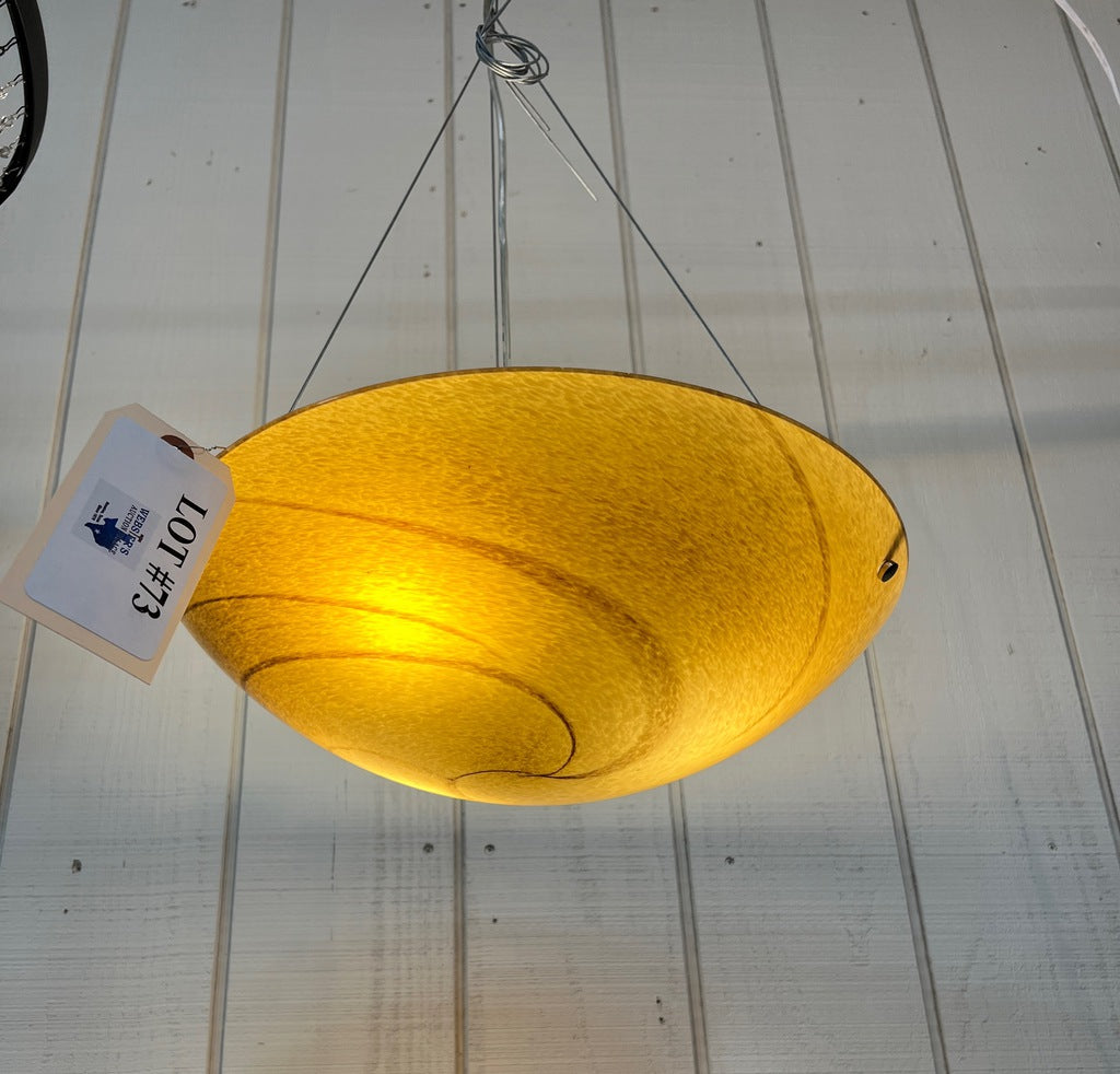 Murano Style Amber Ceiling Light (MS10945)