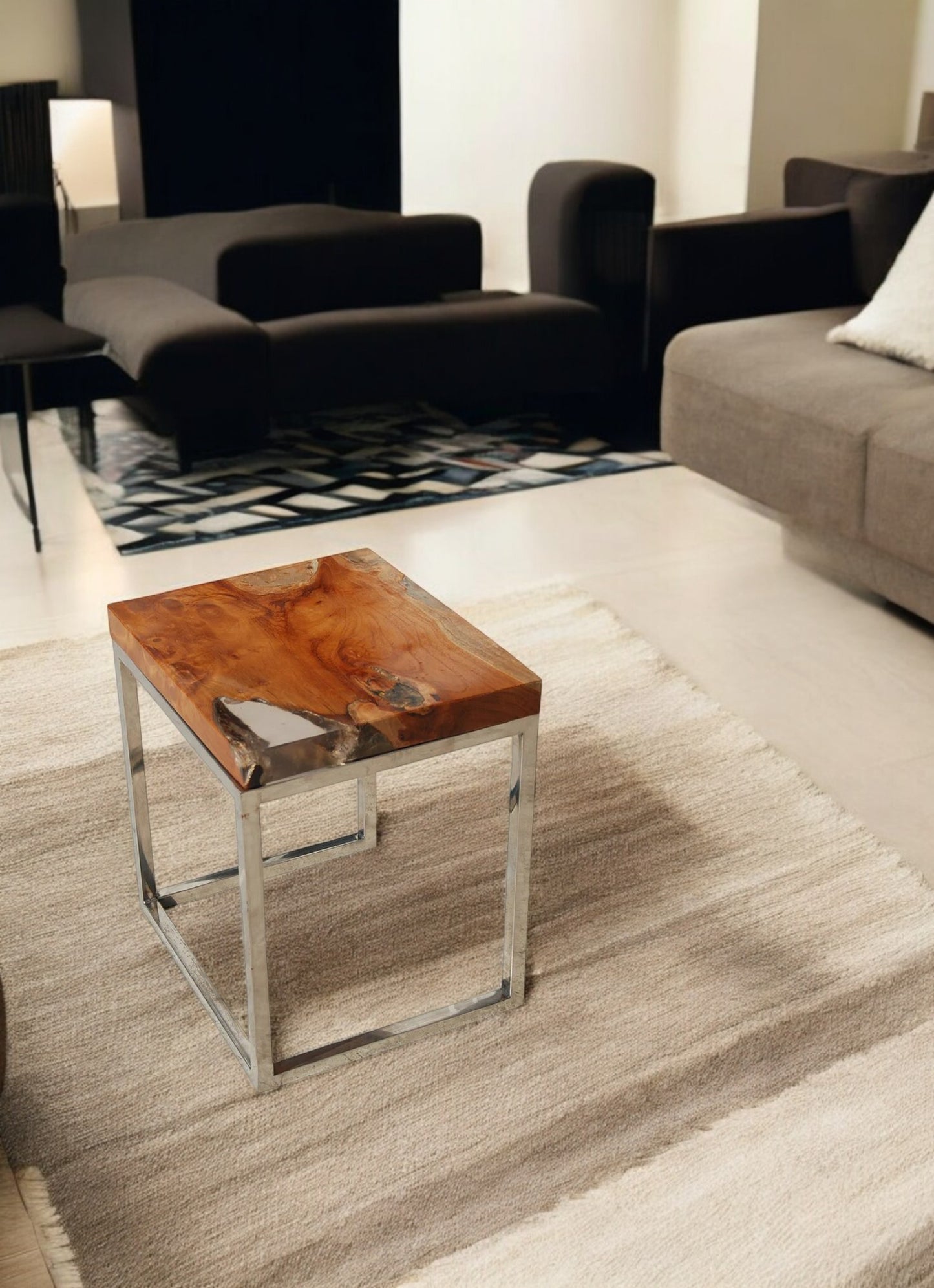 Epoxy Side Table
