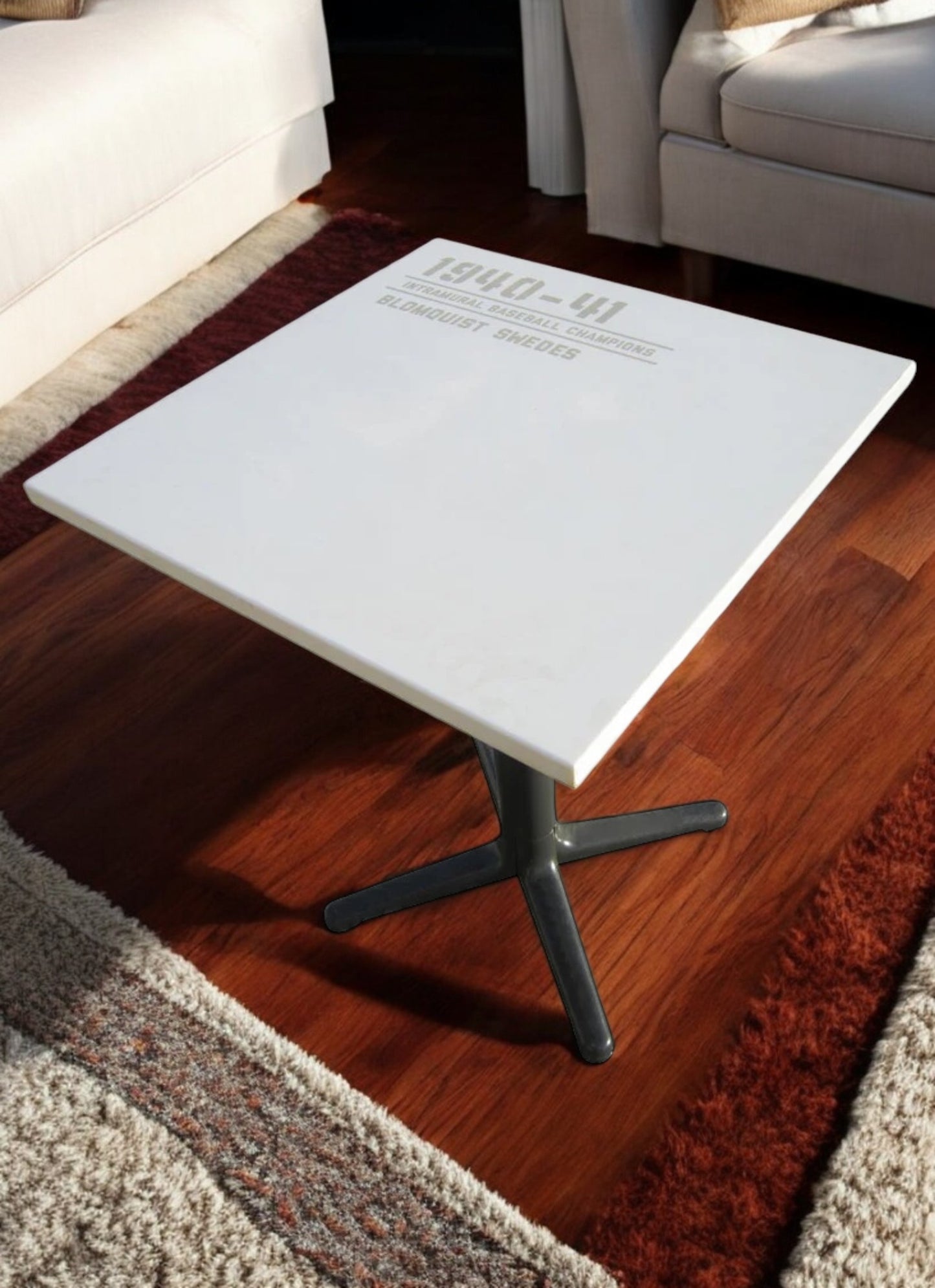 Vintage University of Texas 1940-41 Blomquist Swedes baseball commemorative table