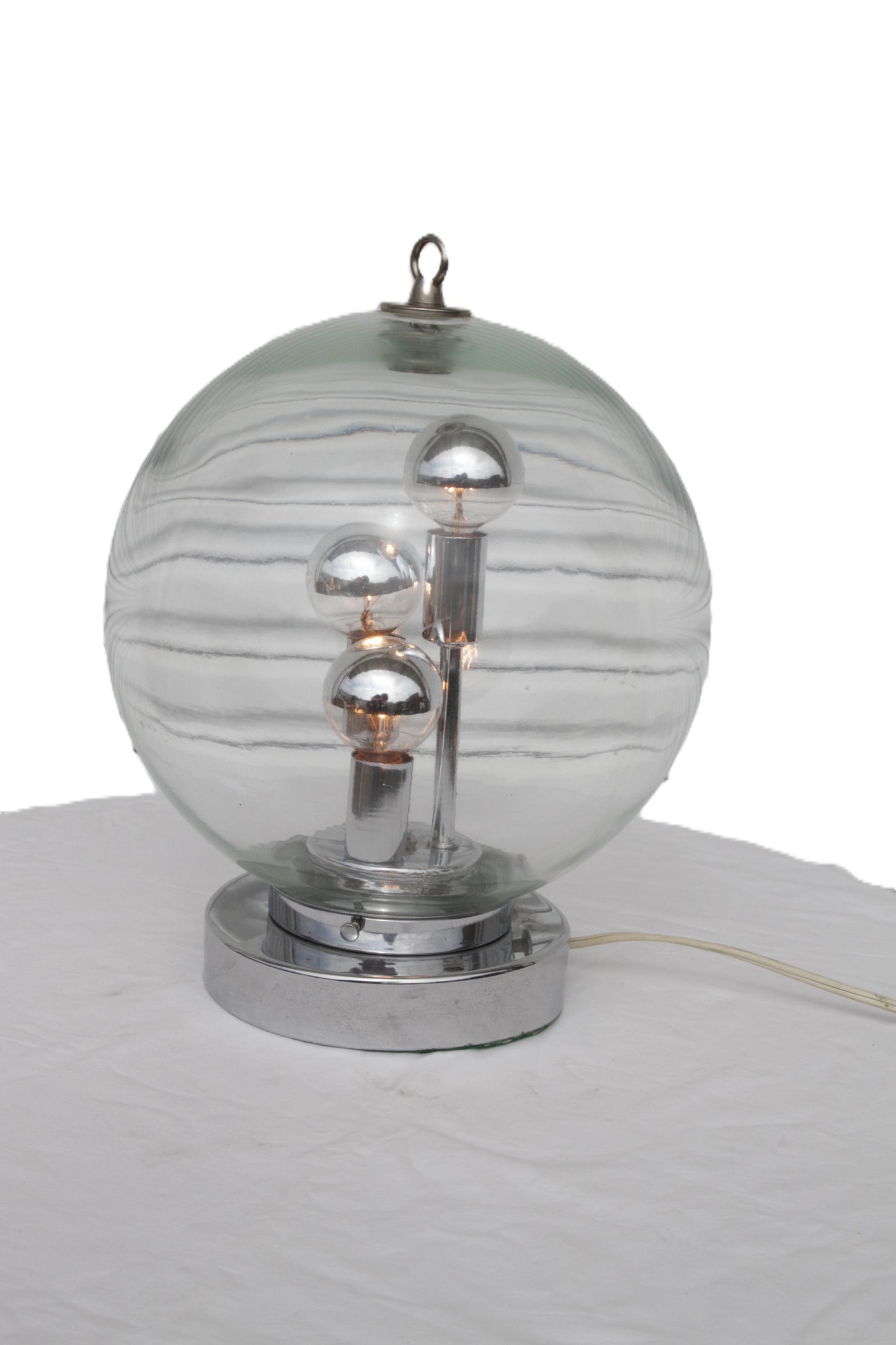 Large "Clear Ball" Glass Table Desktop Light